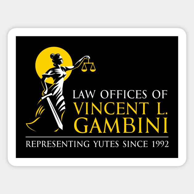 Law Offices of Vincent L Gambini, Goodfellas Sticker by idjie